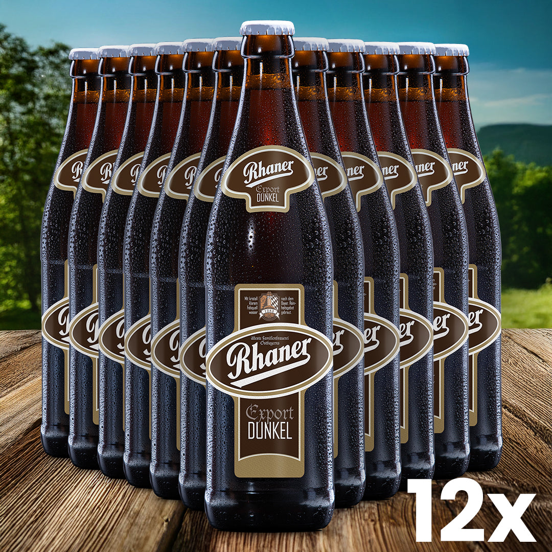 Rhaner Export Dunkel (12 Flaschen)