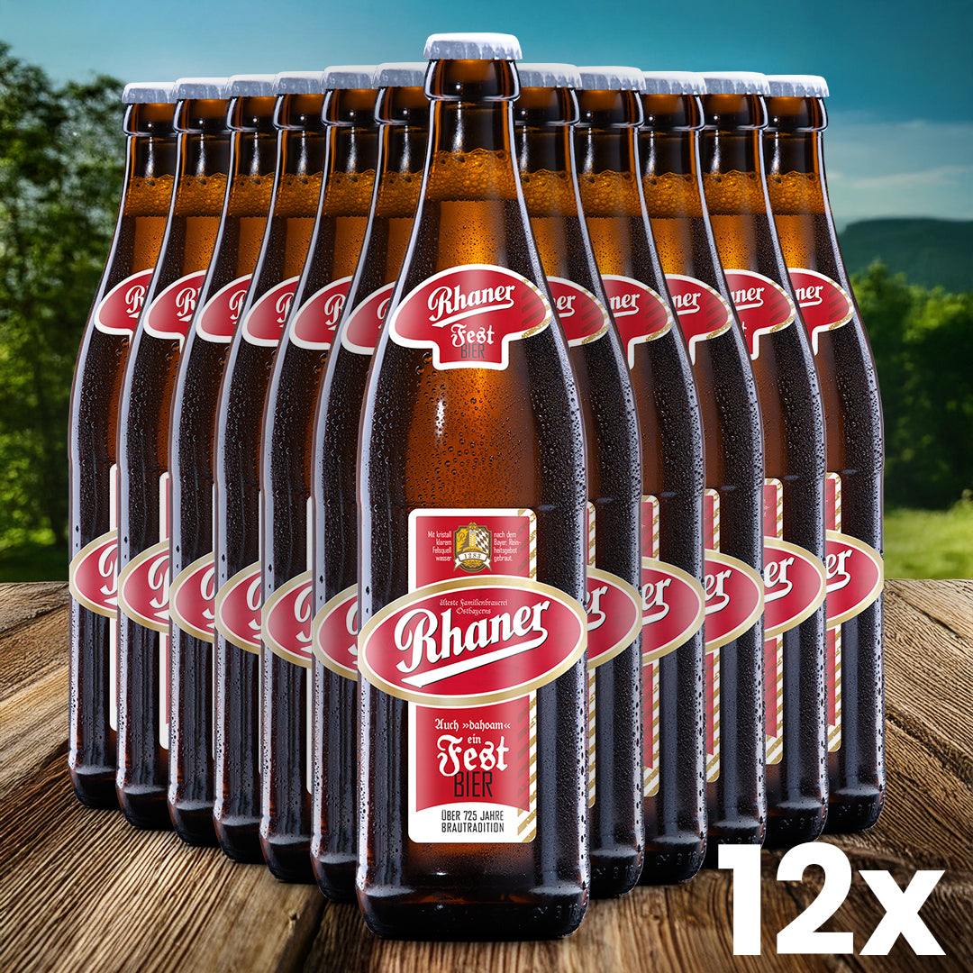 Rhaner Festbier "dahoam" (12 Flaschen)