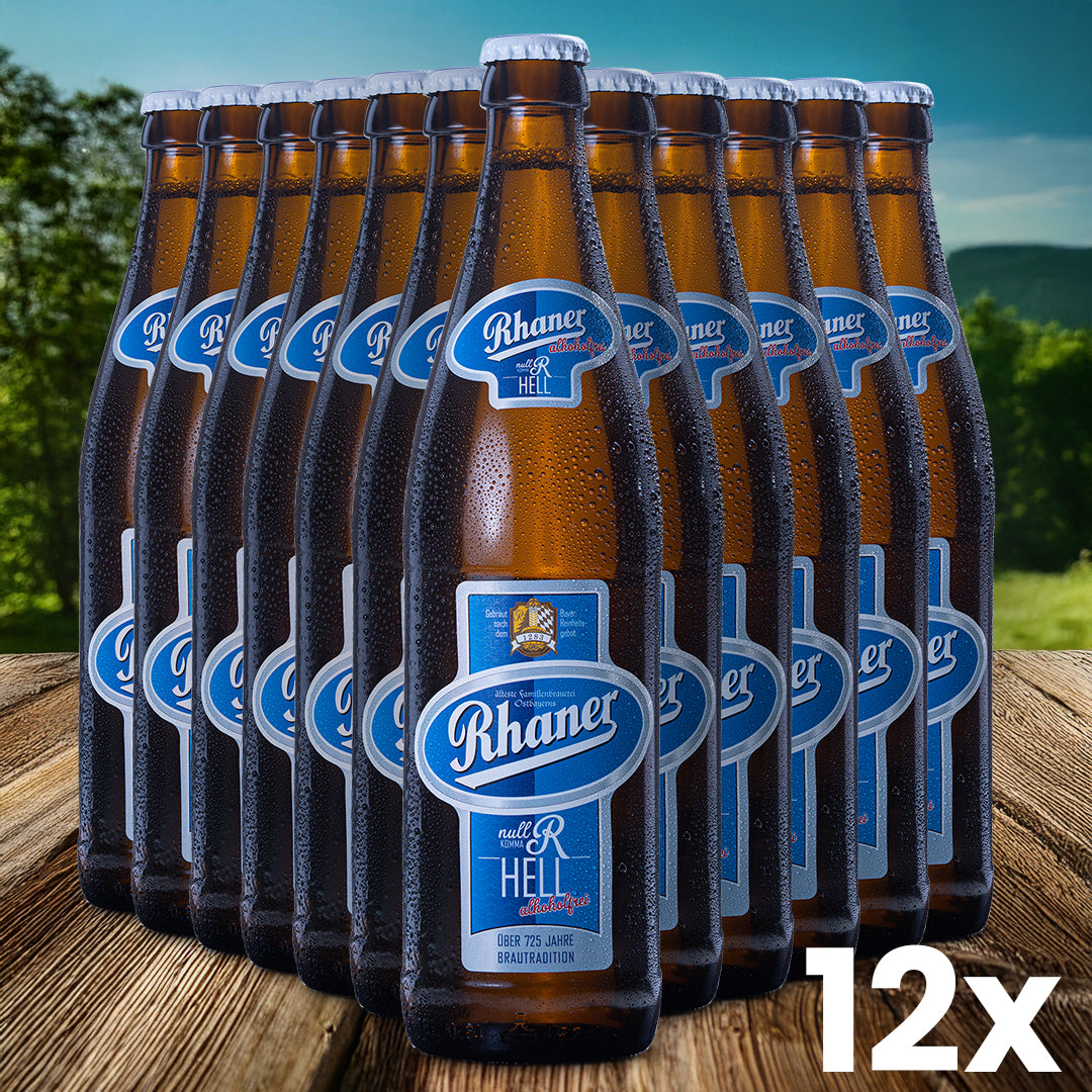 Rhaner Hell alkoholfrei "null komma R" (12 Flaschen)