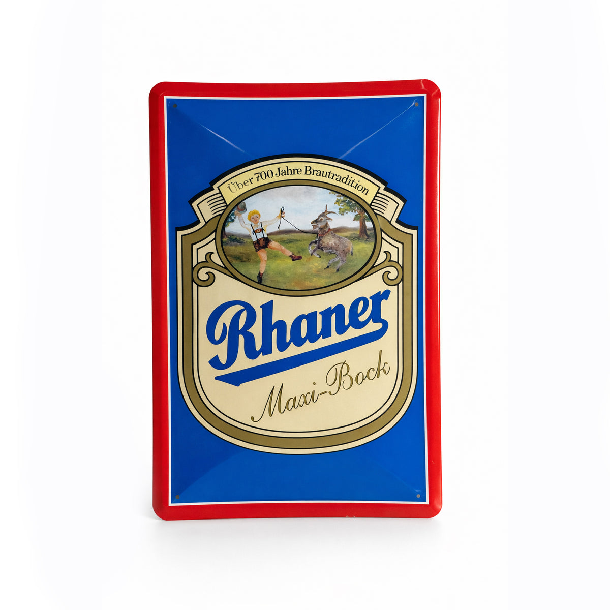 Nostalgisches Blechschild "Maxibock" 20cm x 30cm